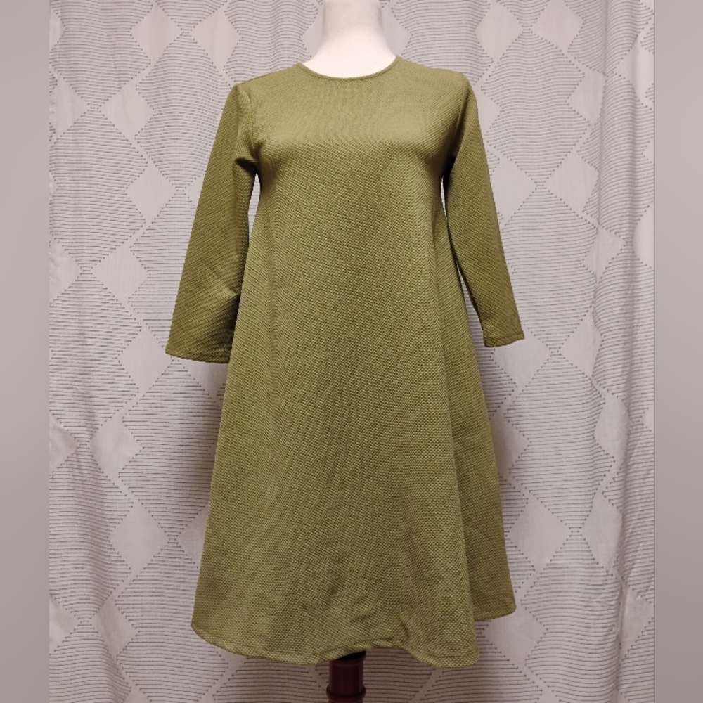 Asos Maternity Olive Green A-Line Dress Women's Size 4